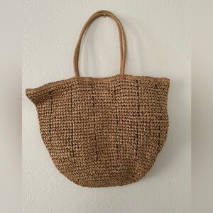 Hearth & Hand Tan Woven Tote Bag